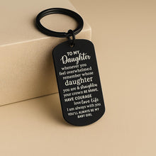 Daughter Engraved Keyring, Personalized Gift
