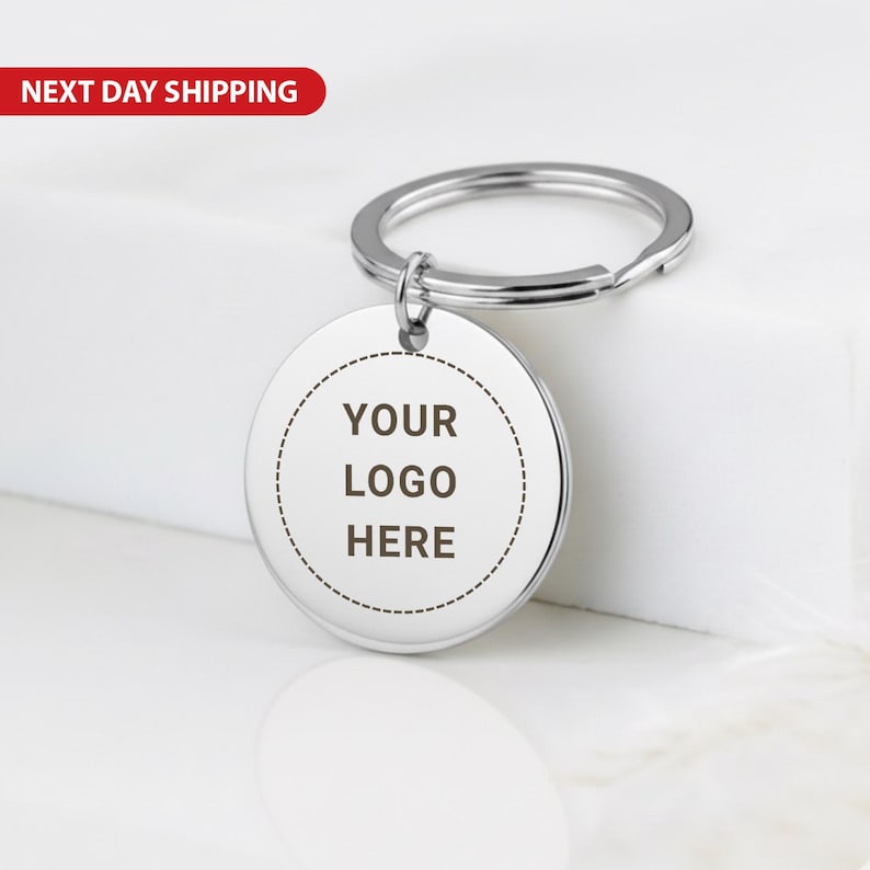 Custom Logo Keychain, Personalised Business Gift