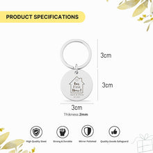 First Home Keychain, Stainless Steel Couple Gift