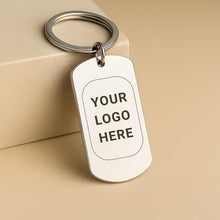Custom Logo Engraved Corporate Keyring