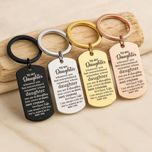 Daughter Engraved Keyring, Personalized Gift