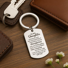 Daughter Engraved Keyring, Personalized Gift