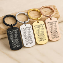Daughter Keychain, Personalized Engraved Gift