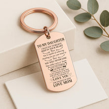 Daughter Keychain, Personalized Engraved Gift