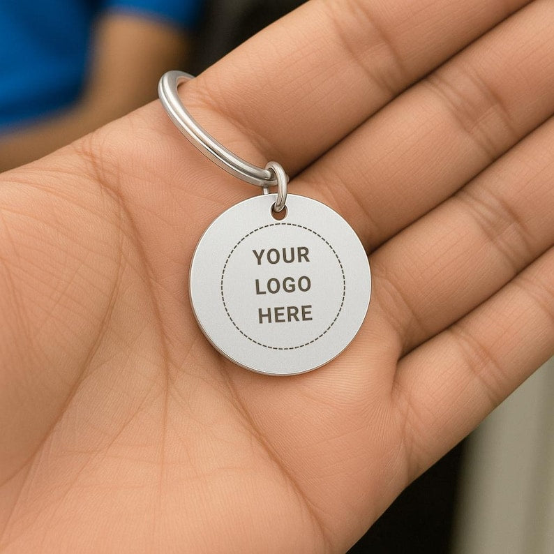 Custom Logo Keychain, Personalised Business Gift