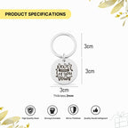 "Never Gonna Let You Down" Engraved Keychain