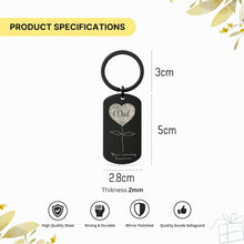 Fingerprint Memorial Keychain, Custom Heart Pendant Gift