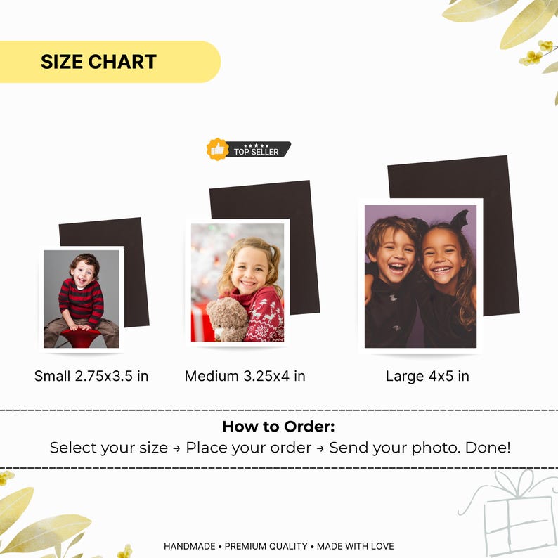 Custom Newborn Baby Photo Fridge Magnets, Personalised Magnetic Birth Announcement, Baby Milestone Picture Print, Baby Shower Gift Keepsake