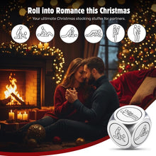 Pack of 5 Couple Dice Set, Christmas Stocking Stuffer Gift, Fun Activity & Decision Dice for Romantic Game Night, Aluminium Engraved Dice