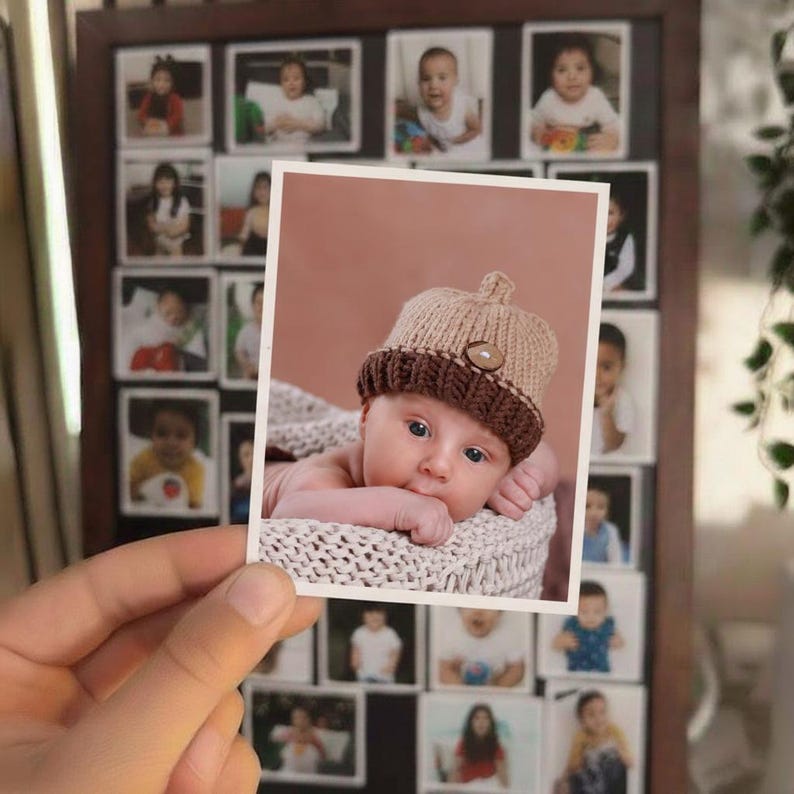 Personalised "Newborn Baby" Photo Fridge Magnets