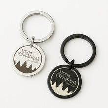 Merry Christmas Personalised Keychain, Engraved Holiday Gift
