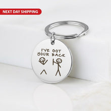Stainless Steel Keychain, Engraved Name & Date Gift