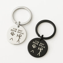 Stainless Steel Keychain, Engraved Name & Date Gift