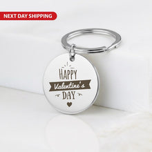 Valentine’s Day Keychain, Dual-Sided Photo & Text Gift