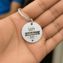 Valentine’s Day Keychain, Dual-Sided Photo & Text Gift