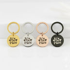 "Be Mine" Keychain, Custom Photo Sketch Gift