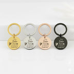 Metal "To My Sister I Love You Forever" Photo Keyring
