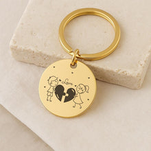 Love Keychain, Engraved Couple’s Anniversary Gift
