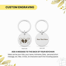 Love Keychain, Engraved Couple’s Anniversary Gift