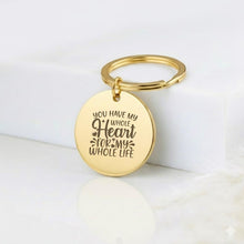 Photo Sketch Keychain, Engraved Anniversary Gift