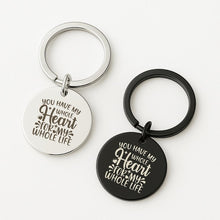 Photo Sketch Keychain, Engraved Anniversary Gift