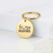 Valentine's Photo Keychain, Custom Sketch & Text Gift