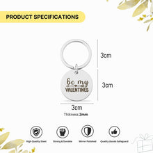 Valentine's Photo Keychain, Custom Sketch & Text Gift