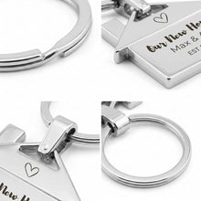 Silver Home Keychain