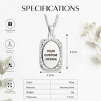 Personalised Custom Steel Pendant Necklace