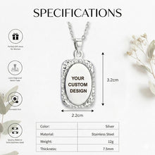 Personalised Custom Steel Pendant Necklace