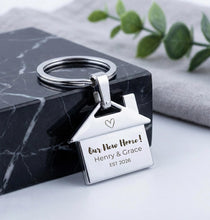 Silver Home Keychain