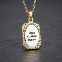 Personalised Custom Steel Pendant Necklace