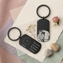 Personalised Photo Birth Date Keychain