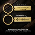 Spotify Code Music Keyring