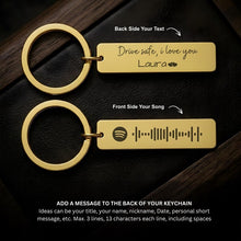 Personalised Scannable Spotify Song Keychain