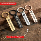 Spotify Code Music Keyring