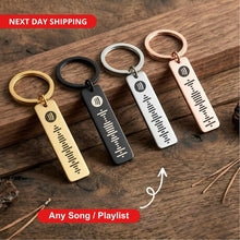 Personalised Scannable Spotify Song Keychain