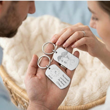 Personalised Photo Birth Date Keychain