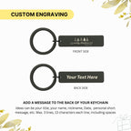 Personalised "Round Photo" Memorial Stainless Steel Keychain