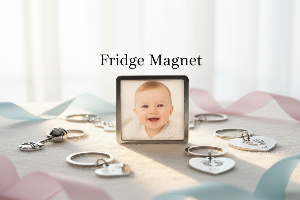 perfect now just write fridge magnet on top of middle image 